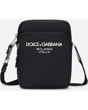 Dolce & Gabbana Umhängetasche Aus Nylon - Schwarz