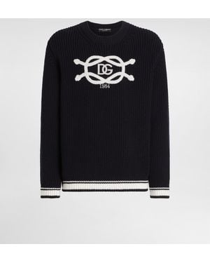 Dolce & Gabbana Pullover Aus Schurwolle - Schwarz