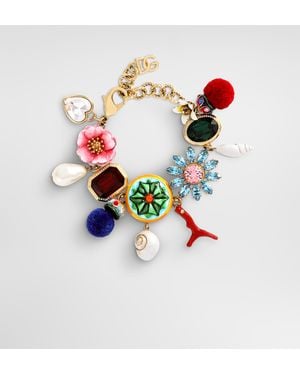 Dolce & Gabbana Armband Mit Charms - Weiß