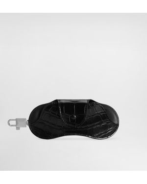 Dolce & Gabbana Brillenetui Aus Alligatorleder - Schwarz