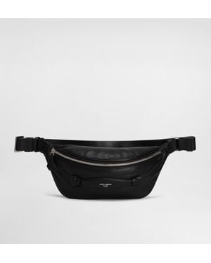 Dolce & Gabbana Gürteltasche Aus Kalbsnappaleder - Schwarz