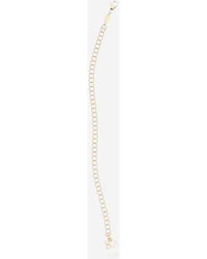 Dolce & Gabbana Lettering Bracelettwisted Wire - Weiß