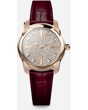 Dolce & Gabbana Dg7 Pavé Uhr - Rot