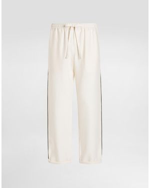 Dolce & Gabbana Pyjamahose Aus Leinenstoff - Natur