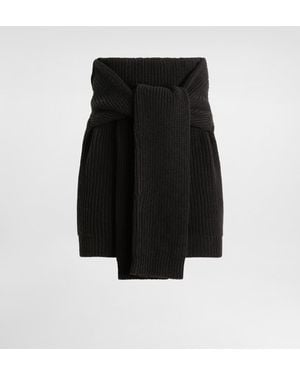 Dolce & Gabbana Gerippter Strickrock - Schwarz