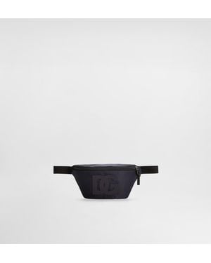 Dolce & Gabbana Gürteltasche Aus Nylon Mit Logo - Weiß