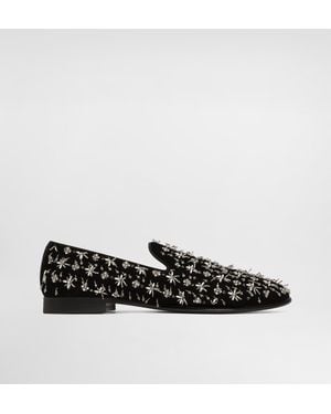 Dolce & Gabbana Pantoffeln Aus Samt - Weiß