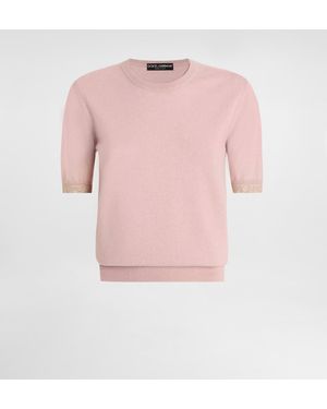 Dolce & Gabbana Cashmere Pullover - Pink