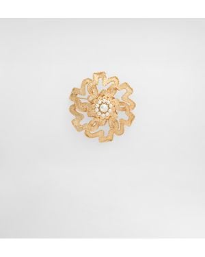 Dolce & Gabbana Sicilian Gentlemen Brooch - Weiß