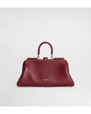Dolce & Gabbana Handtasche Grandma Medium Aus Plongé Nappa-Leder - Rot