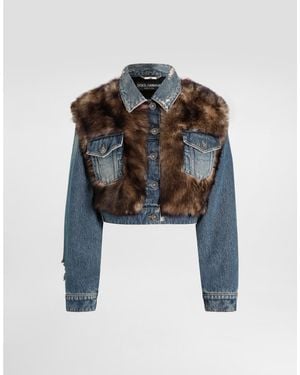 Dolce & Gabbana Denim Jacket - Schwarz