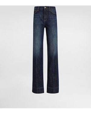 Dolce & Gabbana Denim Cigarette Jeans - Blau