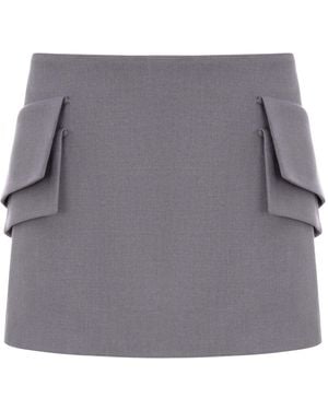 DAR ANN STUDIO No Drama Skort - Grey