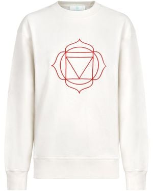 DIVINE HARMONIE Root Chakra Sweatshirt - White