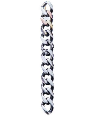 MASANA Chain Motif Single Bar Earring - Metallic
