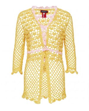 Andreeva California Handmade Crochet Shirt - Yellow