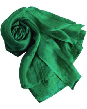 SILK &amp; BEARS Emerald Scarf - Green