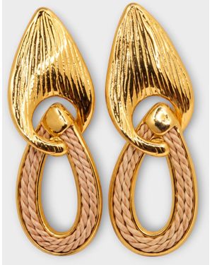 NART The Fiber Gout Buriti Earrings - Metallic