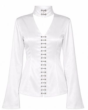 TANIA ORELLANA Cascade Top - White