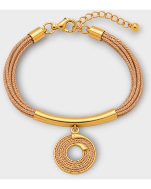 NART The Spiral Pendant Buriti Bracelet - Metallic