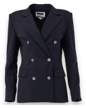 MNK Atelier Doubled-Breasted Blazer - Blue