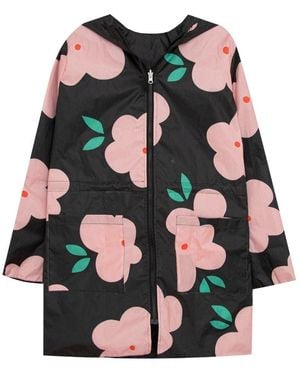 SECO RAINWEAR Reversible Flower Print Jacket - Brown