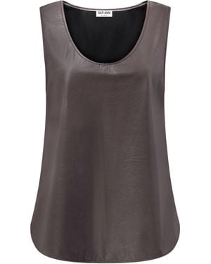 DAR ANN STUDIO Pulse Top - Brown