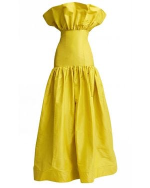 Ashley Stambouli Celeste Dress - Yellow