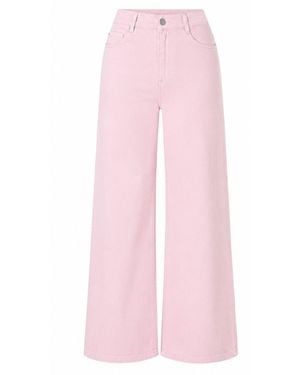 SOEUR & FRÈRES Le Wide Leg — Blush - Pink