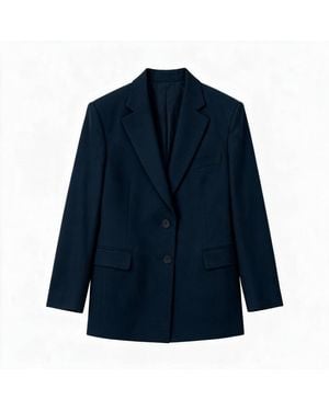 ZHYUN.K Notched Jacket - Blue