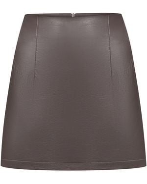 DAR ANN STUDIO Brief Skirt - Brown