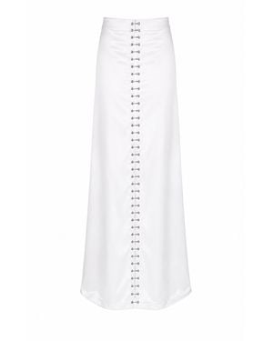 TANIA ORELLANA Cascade Skirt - White