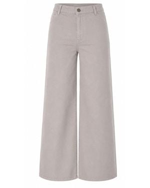 SOEUR & FRÈRES Le Wide Leg — Sable - Grey