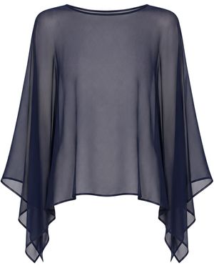TANIA ORELLANA Mist Cape - Blue