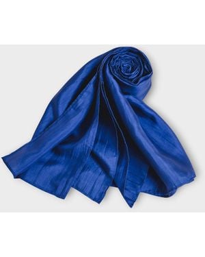 SILK & BEARS Royal Scarf - Blue