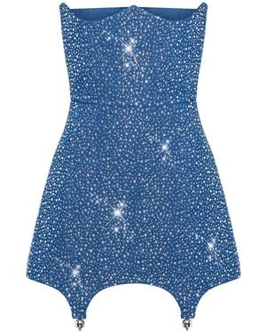 GURANDA Crystal Corset Skirt - Blue