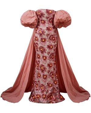 Ashley Stambouli Kaspia Dress - Red