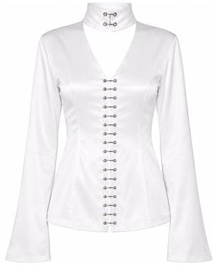 TANIA ORELLANA Cascade Top - White