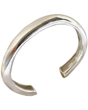 LINYA JEWELLERY Thick Asymmetric Bracelet - Metallic