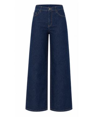 SOEUR & FRÈRES Le Wide Leg — Raw - Blue