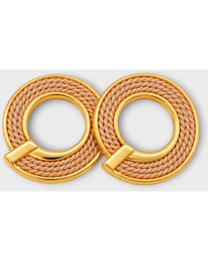NART The Spiral Buriti Earrings - Metallic