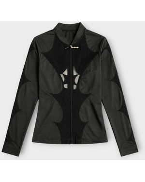 RUIBUILT Thorn Combo Sport Zip Jacket - Black