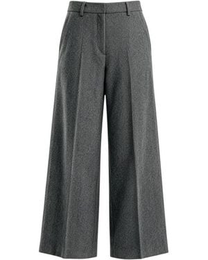 ZHYUN.K Herringbone Trousers - Grey