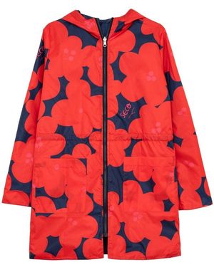 SECO RAINWEAR Reversible Print Jacket - Red