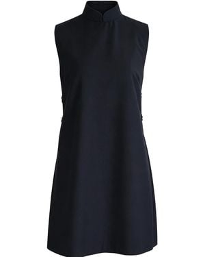 QIPOLOGY Babydoll Dress - Blue