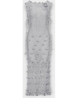 Andreeva Sofia Handmade Crochet Dress - Gray