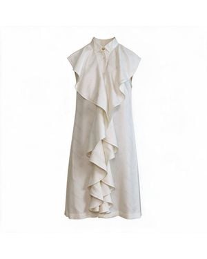 ZHYUN.K Cascade Silk Dress - Grey