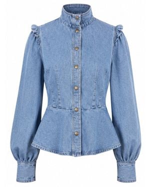 SOEUR & FRÈRES The Pearl Top — Bleach - Blue