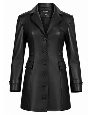 Heira Leatherwear Femme Blazer Dress - Black