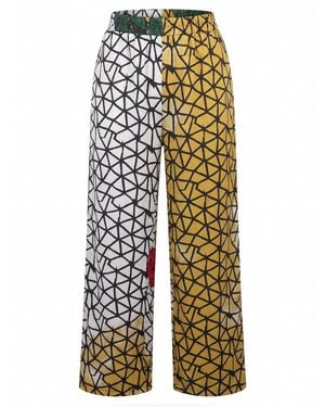 IEVA Ivory Fluid Trousers - Green